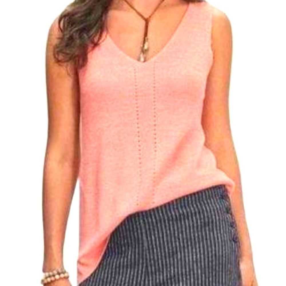 Sundance pink tank top lightweight sweater size xs super soft and comfortable